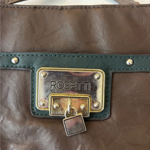 Rosetti Dark Brown Crossbody Bag with Black Trim - Picture 4 of 7
